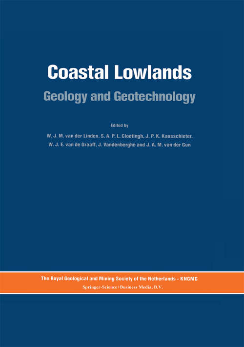 Book cover of Coastal Lowlands: Geology and Geotechnology (1989)