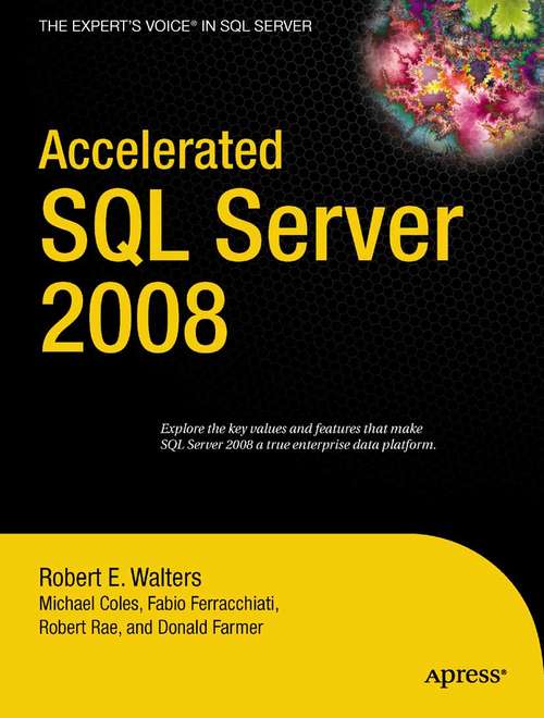 Book cover of Accelerated SQL Server 2008 (1st ed.)