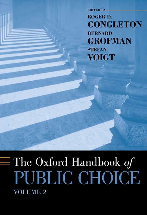 Book cover of The Oxford Handbook of Public Choice, Volume 2 (Oxford Handbooks)