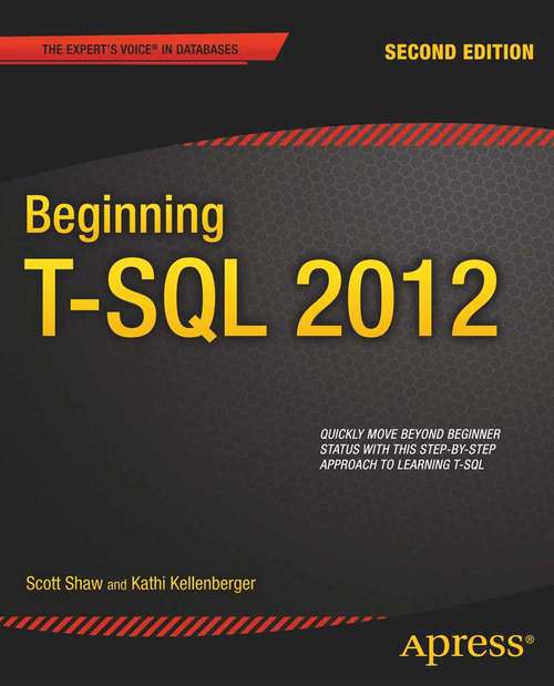 Book cover of Beginning T-SQL 2012 (2nd ed.)