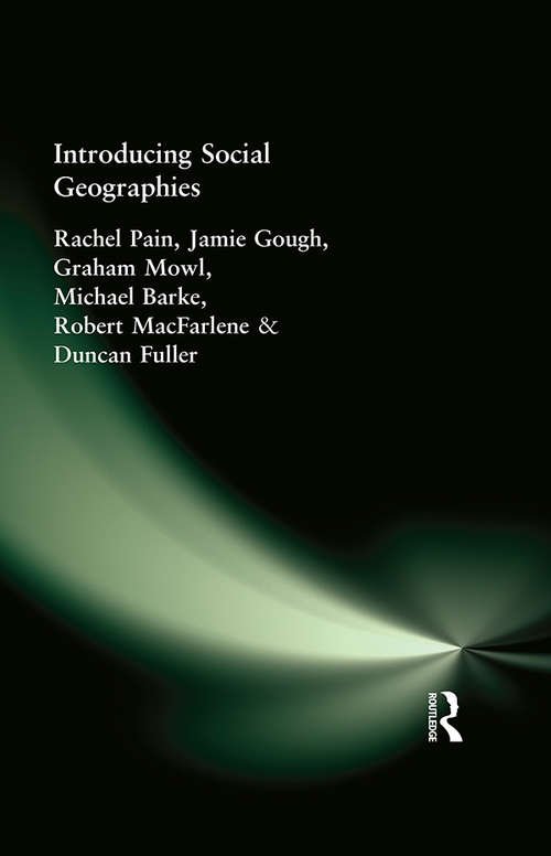 Book cover of Introducing Social Geographies