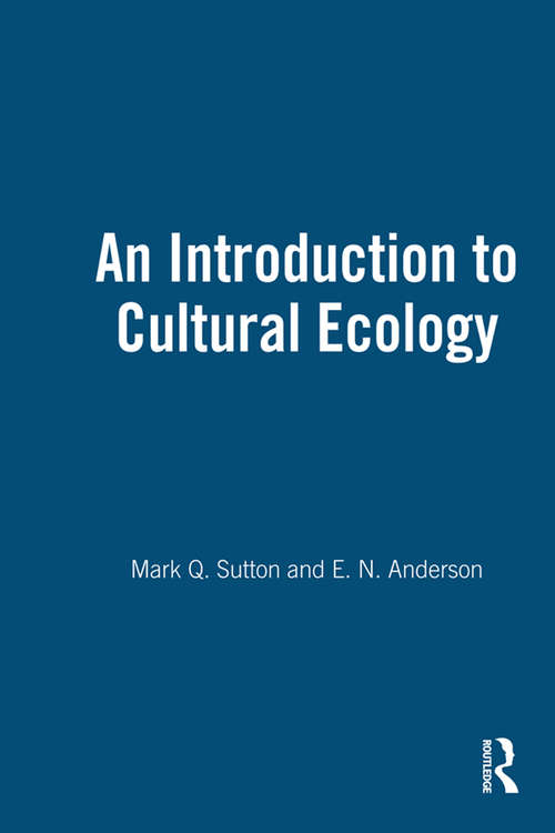 Book cover of An Introduction to Cultural Ecology (3)