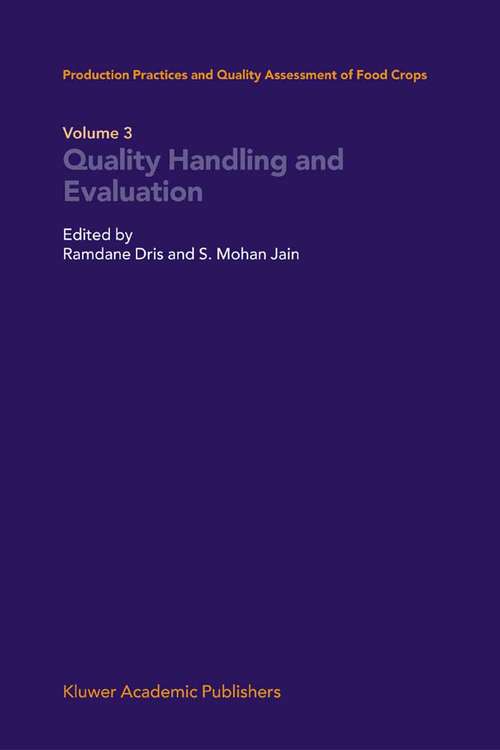Book cover of Quality Handling and Evaluation (2004)