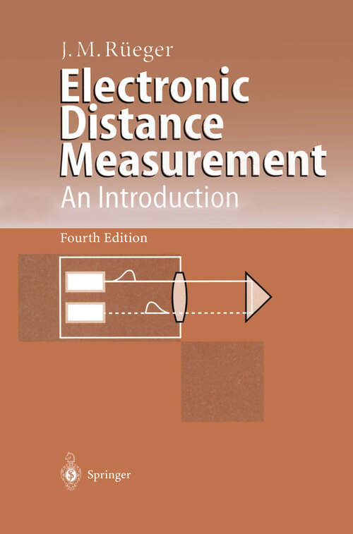 Book cover of Electronic Distance Measurement: An Introduction (4th ed. 1996)