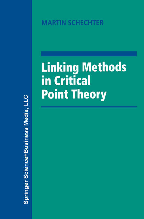Book cover of Linking Methods in Critical Point Theory (1999)