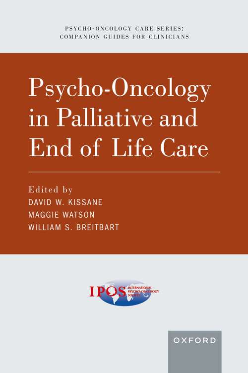 Book cover of Psycho-Oncology in Palliative and End of Life Care (PSYCHO ONCOLOGY CARE)
