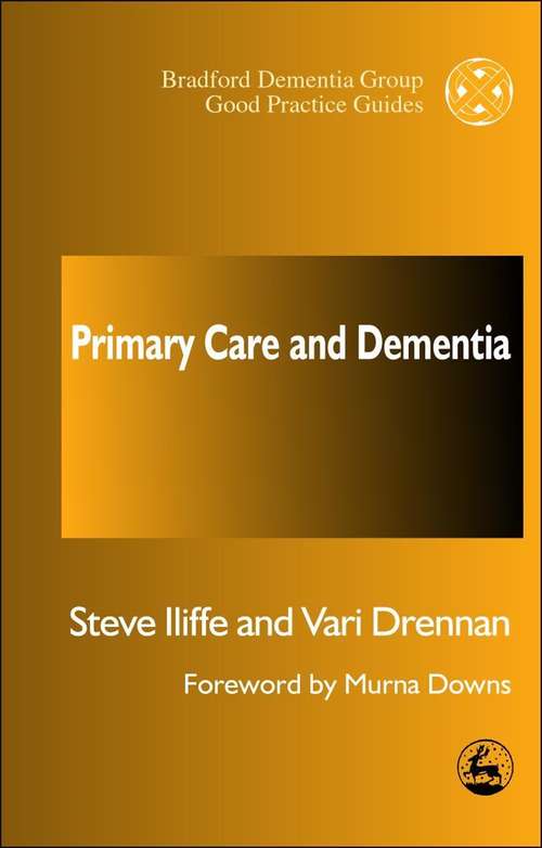 Book cover of Primary Care and Dementia (PDF)