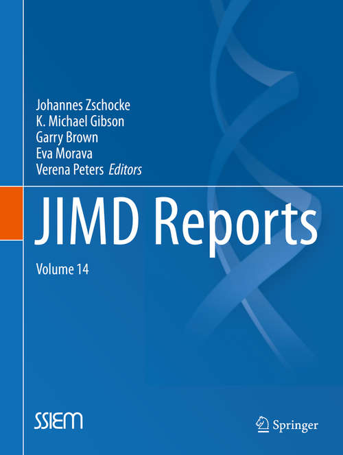 Book cover of JIMD Reports, Volume 14 (2014) (JIMD Reports #14)