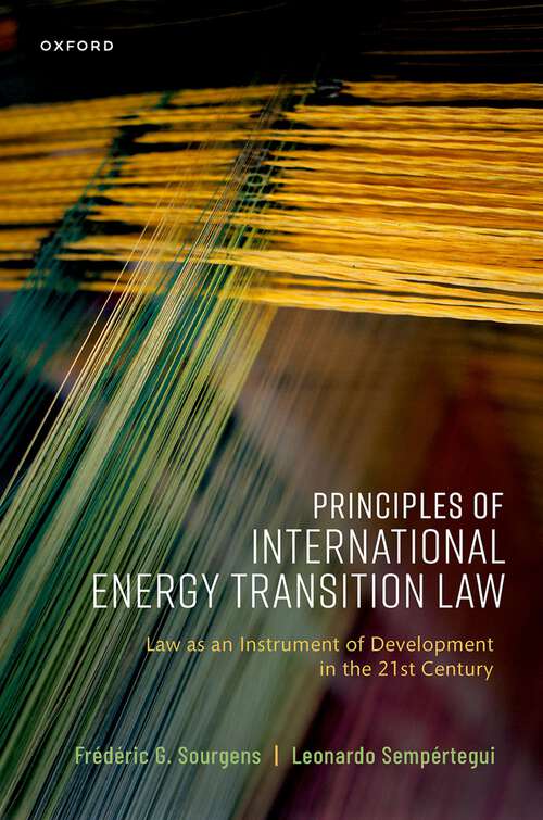 Book cover of Principles of International Energy Transition Law
