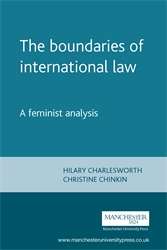 Book cover of The Boundaries Of International Law (PDF): A Feminist Analysis (Melland Schill Studies In International Law Mup Ser.)