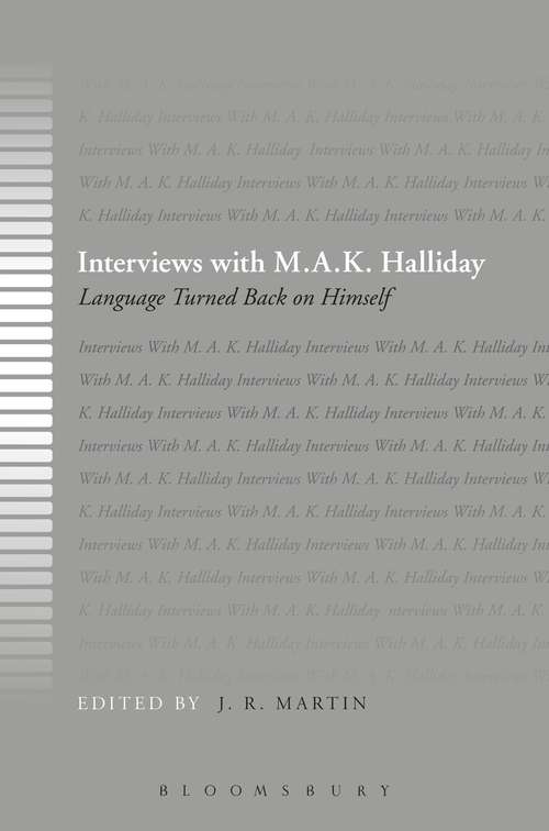 Book cover of Interviews with M.A.K. Halliday: Language Turned Back on Himself