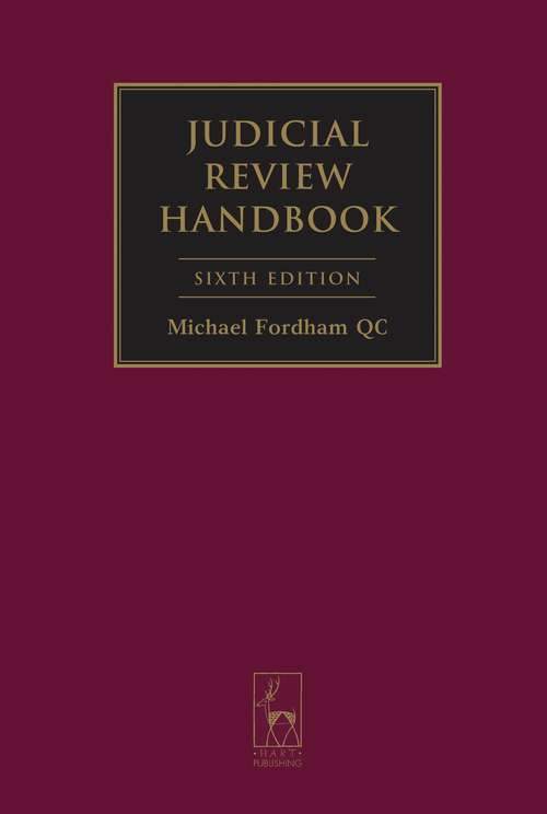 Book cover of Judicial Review Handbook (5)