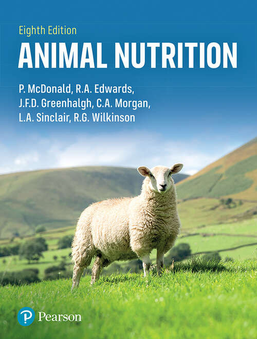 Book cover of Animal Nutrition, Eighth Edition