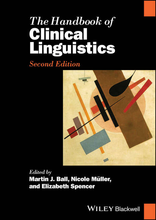 Book cover of The Handbook of Clinical Linguistics (2) (Blackwell Handbooks in Linguistics)