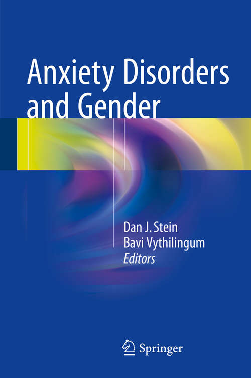 Book cover of Anxiety Disorders and Gender (2015)