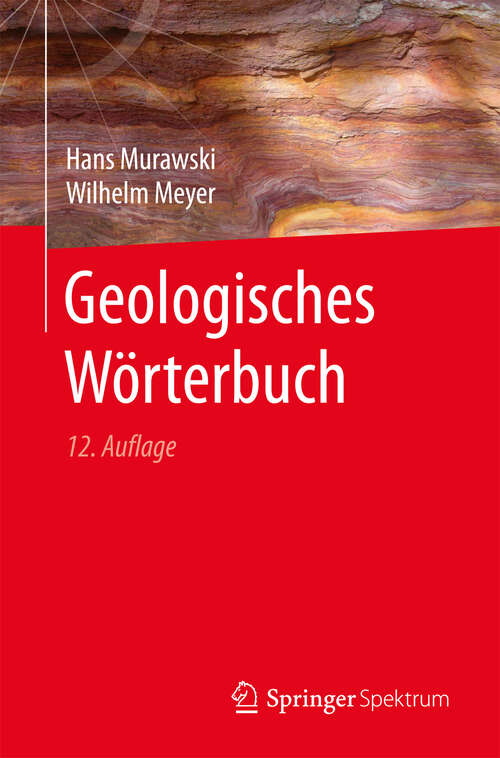 Book cover of Geologisches Wörterbuch (12. Aufl. 2010)