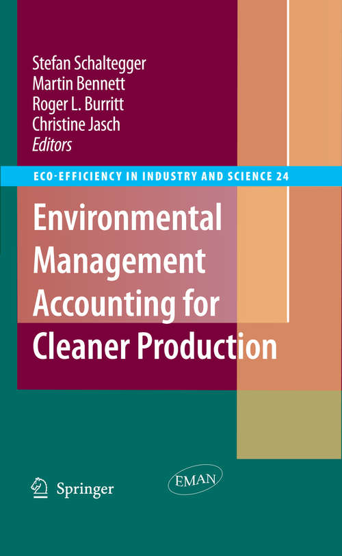 Book cover of Environmental Management Accounting for Cleaner Production (2008) (Eco-Efficiency in Industry and Science #24)