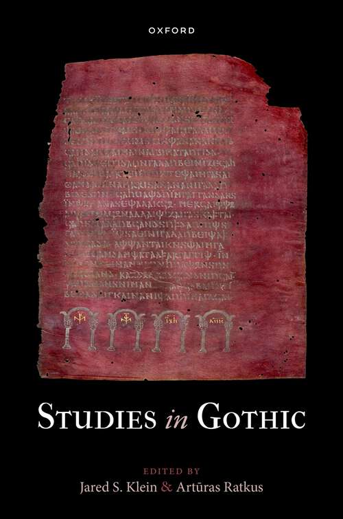 Book cover of Studies in Gothic