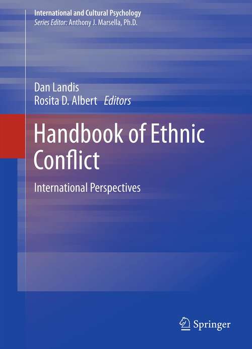 Book cover of Handbook of Ethnic Conflict: International Perspectives (2012) (International and Cultural Psychology)