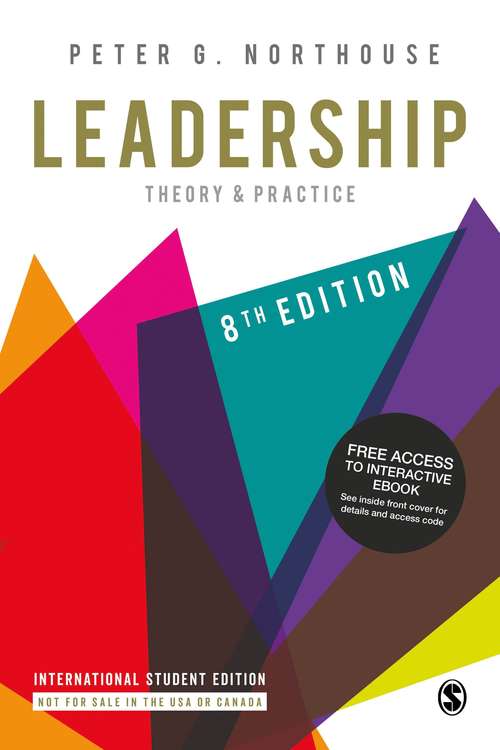 Book cover of Leadership: Theory And Practice (8)