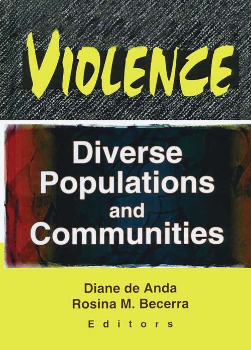Book cover of Violence: Diverse Populations and Communities