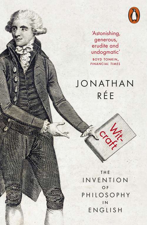 Book cover of Witcraft: The Invention of Philosophy in English