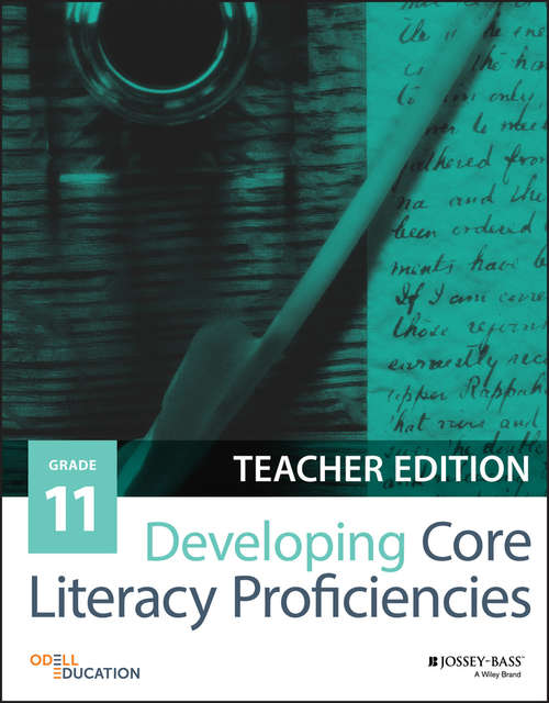 Book cover of Developing Core Literacy Proficiencies, Grade 11 (Teacher Edition)