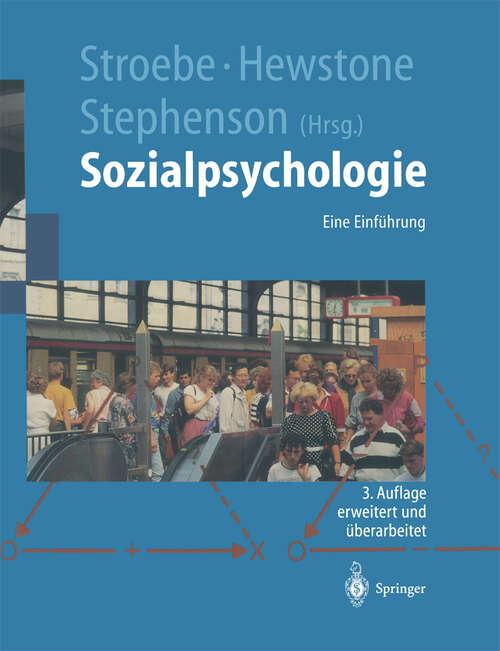 Book cover of Sozialpsychologie: Eine Einführung (3. Aufl. 1997) (Springer-Lehrbuch)