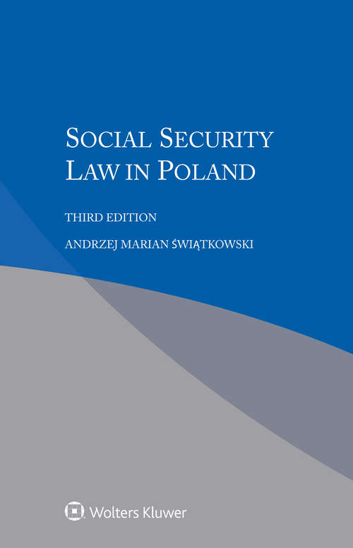 Book cover of Social Security Law in Poland (3)