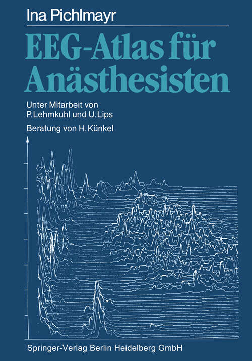 Book cover of EEG-Atlas für Anästhesisten (1985)