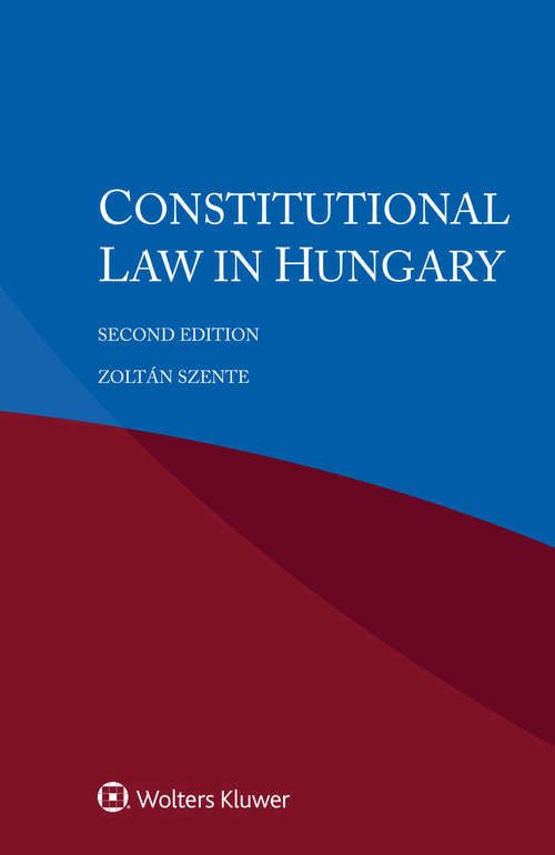 Book cover of Constitutional Law in Hungary (2)