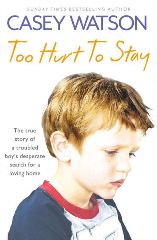 Book cover of Too Hurt to Stay: The True Story Of A Troubled Boy's Desperate Search For A Loving Home (ePub edition)