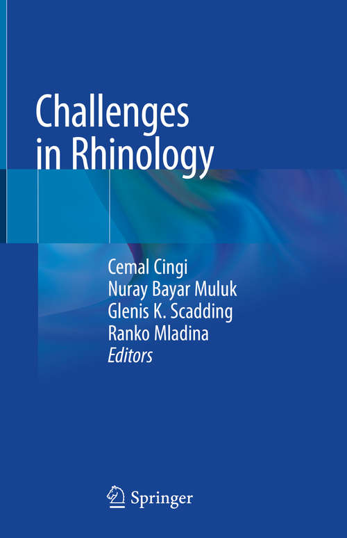 Book cover of Challenges in Rhinology (1st ed. 2021)