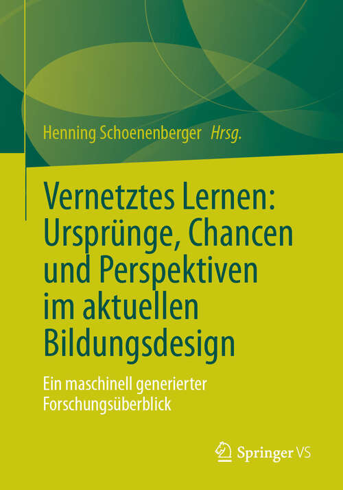 Book cover of Vernetztes Lernen: Ein maschinell generierter Forschungsüberblick (2024)