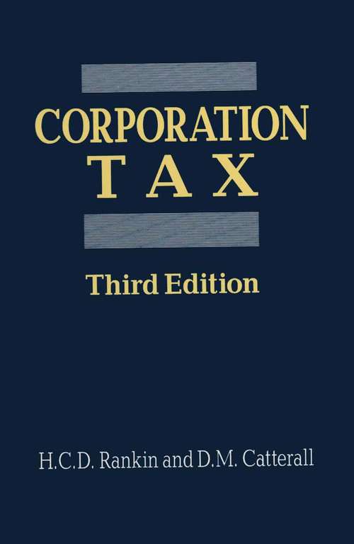 Book cover of Corporation Tax for Students (3rd ed. 1989)