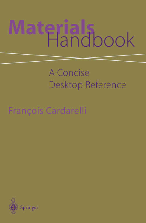 Book cover of Materials Handbook: A Concise Desktop Reference (2000)