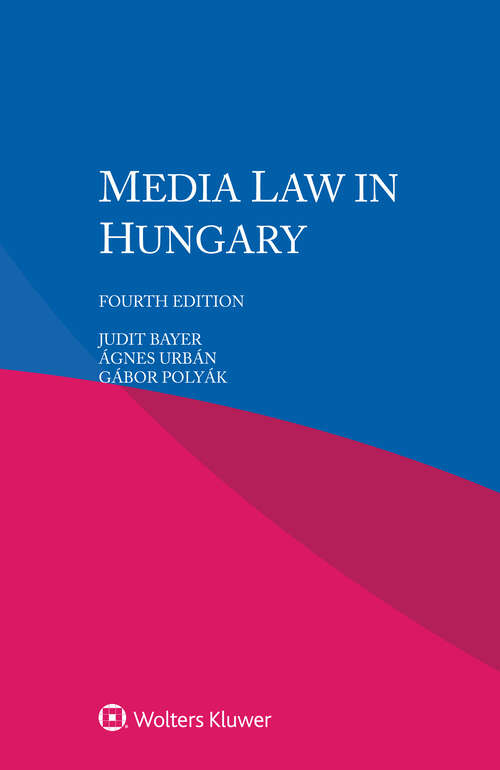 Book cover of Media Law in Hungary (4)