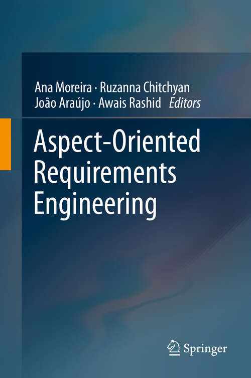 Book cover of Aspect-Oriented Requirements Engineering (2013)