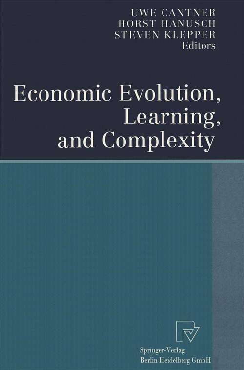 Book cover of Economic Evolution, Learning, and Complexity (2002)