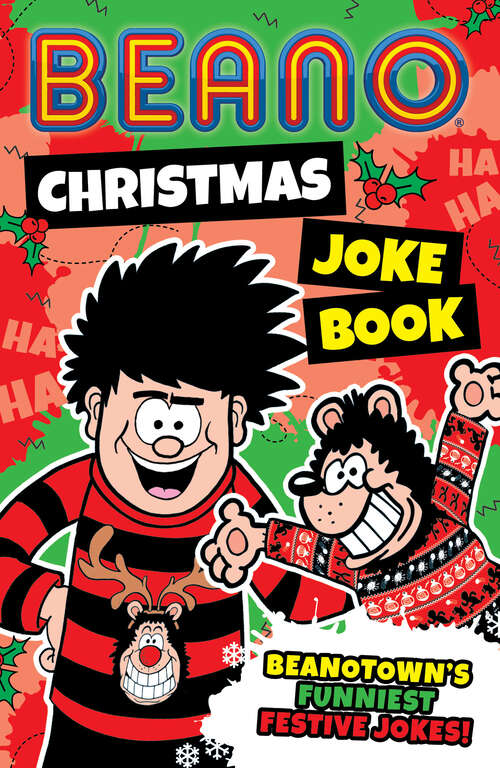 Book cover of Beano Christmas Joke Book (Beano Non-fiction)