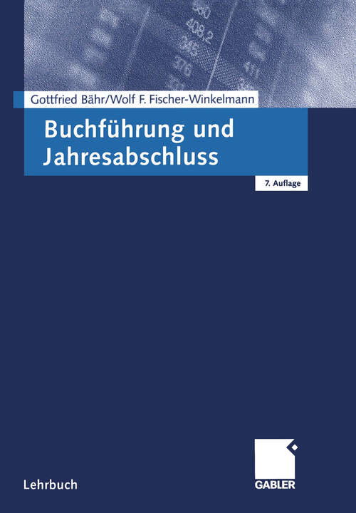 Book cover of Buchführung und Jahresabschluss (7., vollst. überarb. Aufl. 2001)
