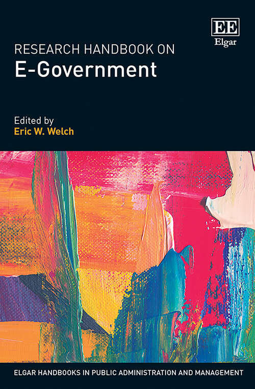 Book cover of Research Handbook on E-Government (Elgar Handbooks in Public Administration and Management)