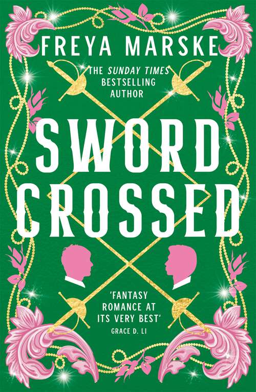 Book cover of Swordcrossed: A queer fantasy with a steamy rivals-to-lovers romance