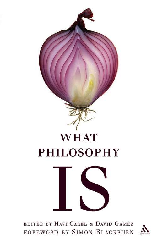 Book cover of What Philosophy Is