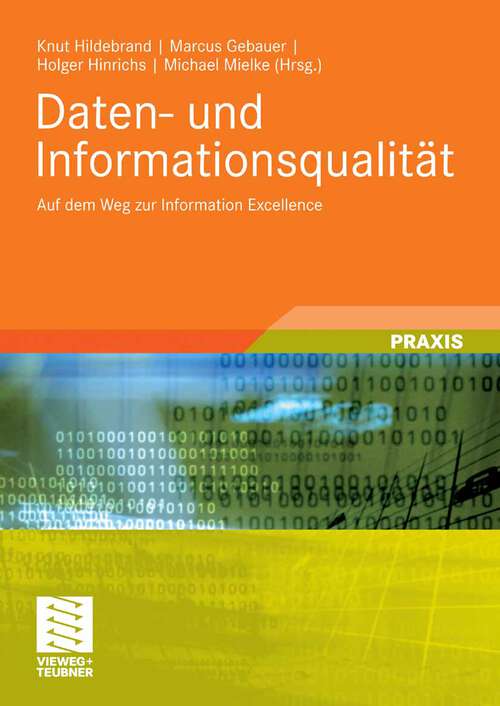 Book cover of Daten- und Informationsqualität: Auf dem Weg zur Information Excellence (2008)