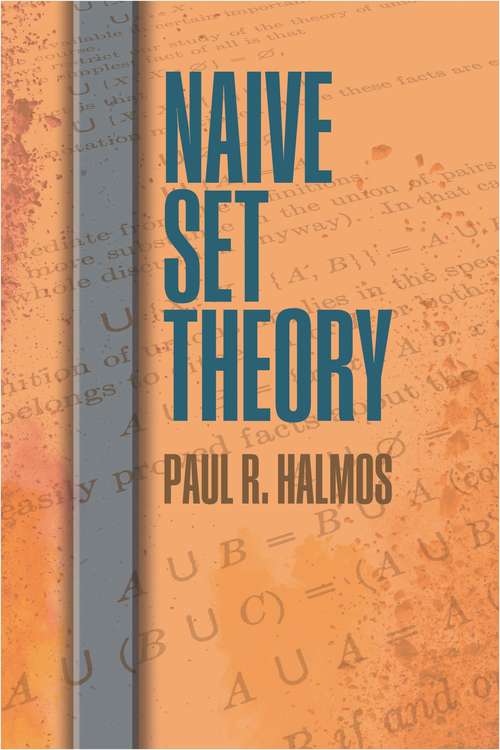 Book cover of Naive Set Theory (Dover Books on Mathematics)
