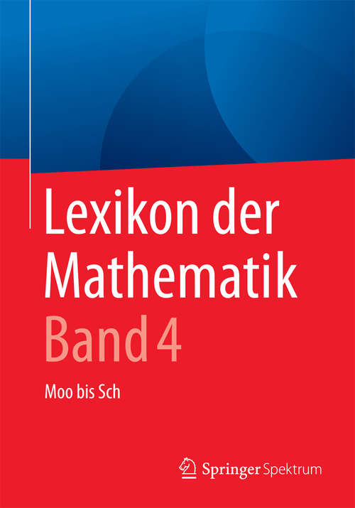 Book cover of Lexikon der Mathematik: Moo bis Sch