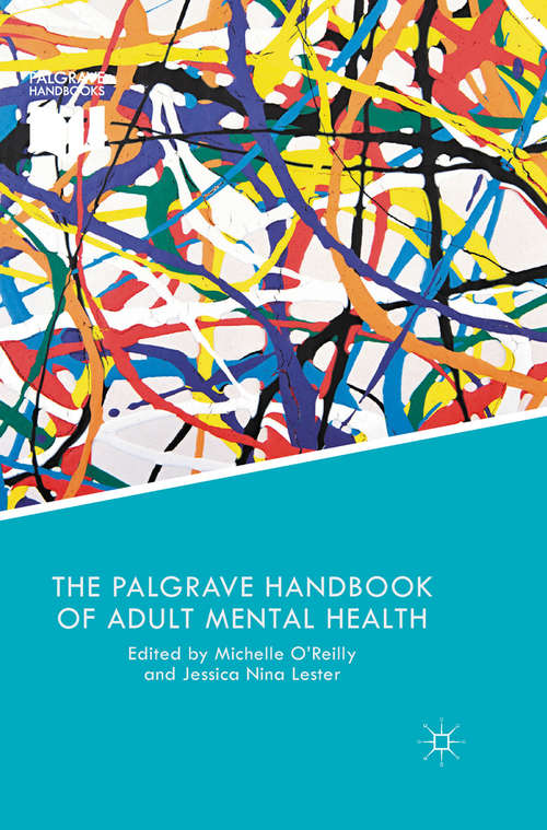 Book cover of The Palgrave Handbook of Adult Mental Health: Discourse And Conversation Studies (1st ed. 2016)