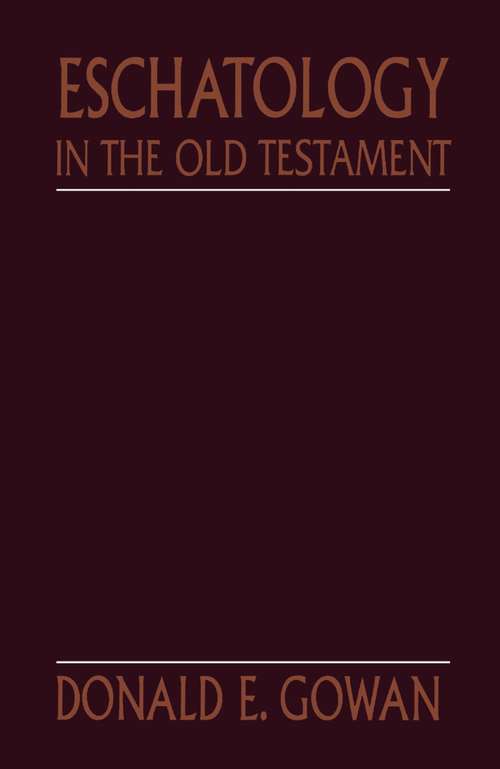 Book cover of Eschatology in the Old Testament