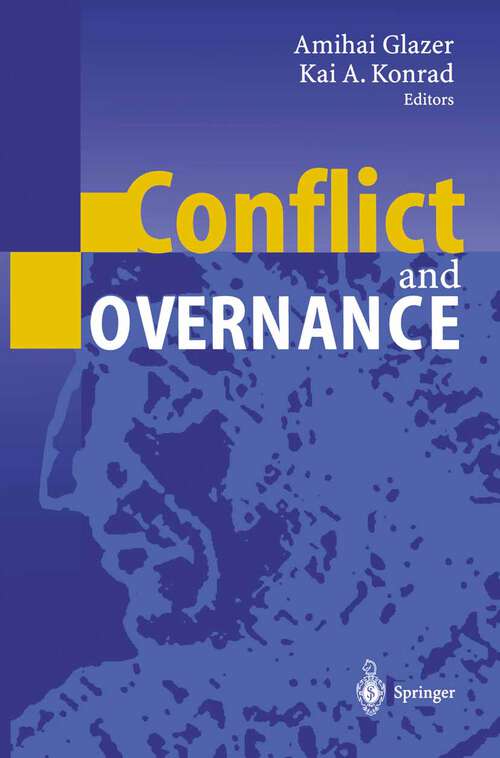 Book cover of Conflict and Governance (2003)
